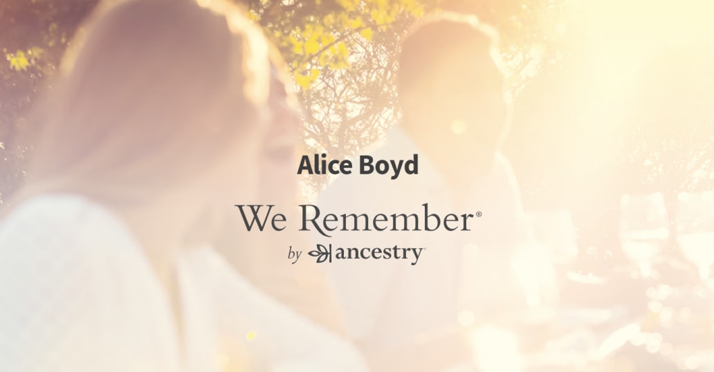 Alice Boyd (19362006) Obituary